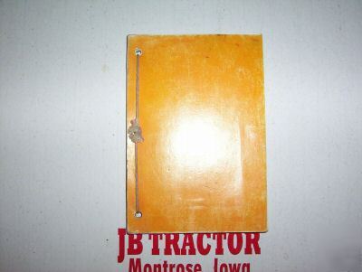 Case tractor specifications book