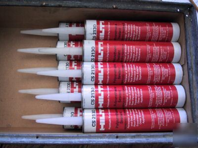 Hilti cs 2130 adhesive sealant caulking 10 tubes