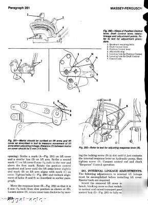 Massey ferguson 340 thru 399 tractor workshop manual