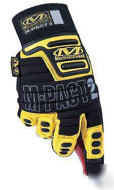 Mechanix m-pact 2 gloves yellow large