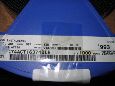 New 74ACT16374DLR texas inst 74ACT16374 t/r 1000PCS ti 