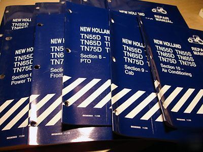 New holland TN55D TN65D TN65S TN75S TN75D repair manual