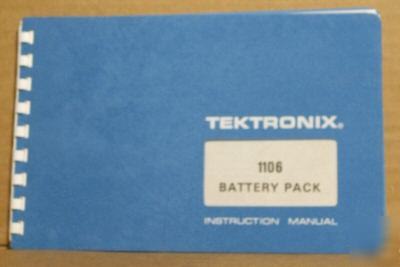 Tek tektronix 1106 original service/operating manual