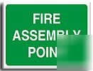 Fire assembly point sign-s. rigid-250X200MM(sa-038-re)