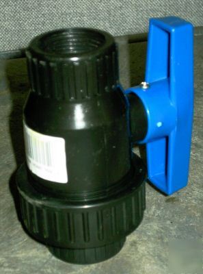 Norwesco ball valve, single union valve, 1