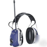 Peltor aosafety racetunes hearing protector am/fm radio