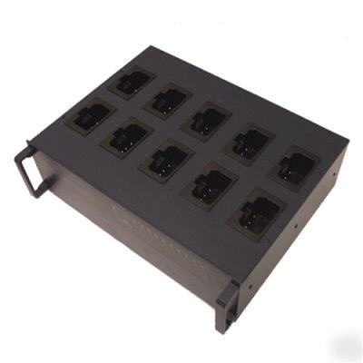 Ten-unit charger for kenwood knb-15 batteries