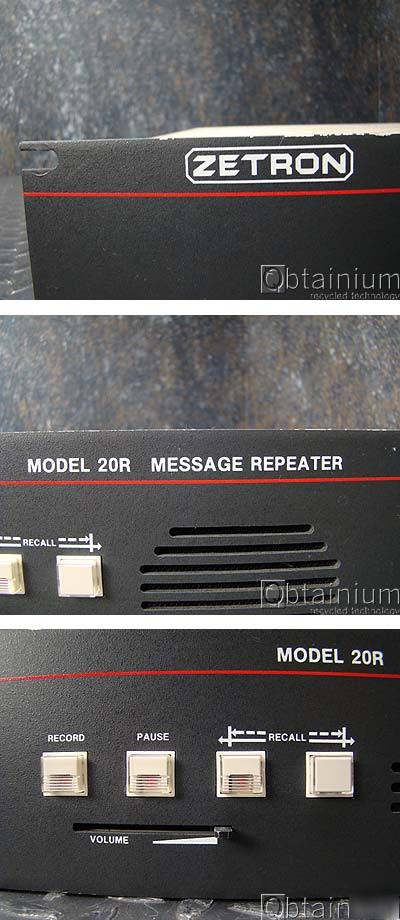 Zetron model 20R message repeater