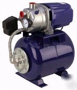 1 hp, 1'' shallow well pump with stainless steel housin