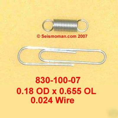 10 extension springs -od 0.18