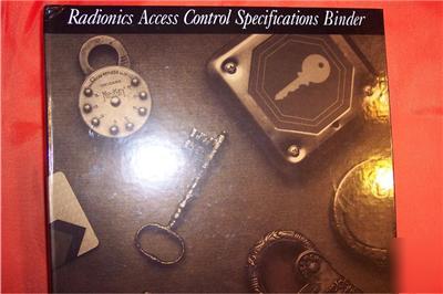 Radionics bosch ready key access a & e binder cad disks