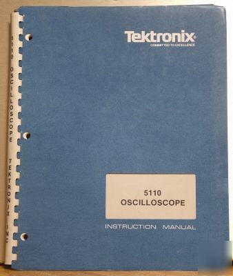 Tek tektronix 5110 original service/operating manual