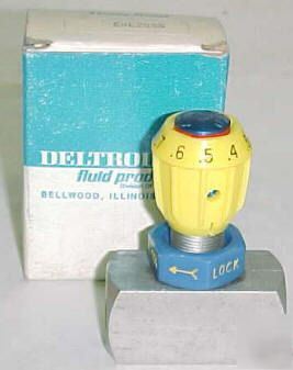Deltrol hydraulic ss needle valve 5000 psi 3/8