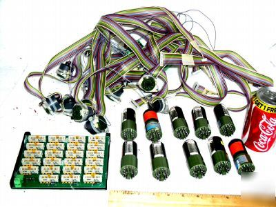10 hamamatsu photomultiplier tube tubes sockets cables