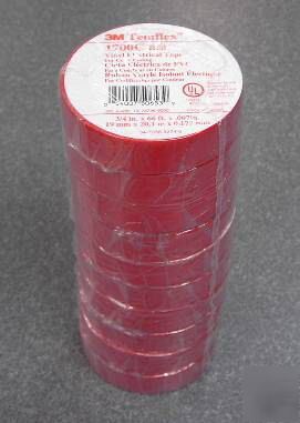 3M temflex 1700C red vinyl electrical tape