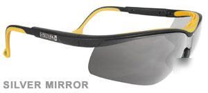 Dewalt safety glasses-dual comfort-silver mirror lens