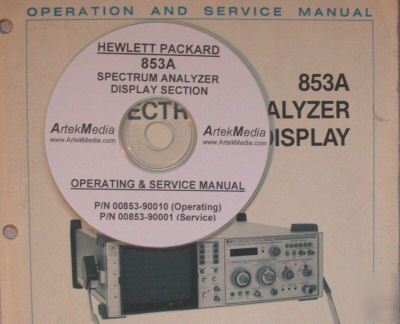 Hp 853A operating & service manuals (2)