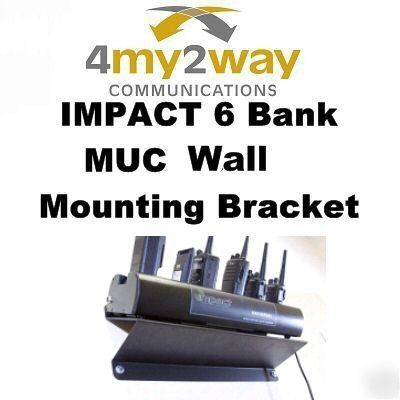 Impact dc 6 bank muc wall mounting bracket