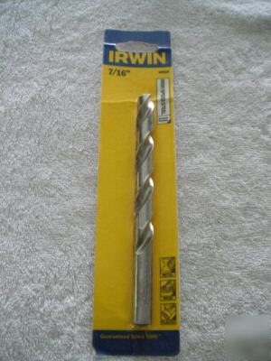 Irwin high speed general purpose drill bit 7/16