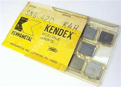 Lot of 10 kennametal carbide inserts sng 420 / K4H