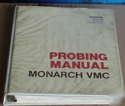 Monarch vmc renishaw probing manual probe MP7 MP8 MP9