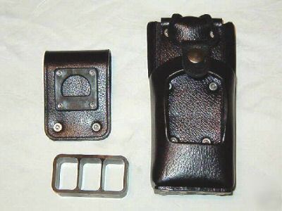 Motorola SP50 leather carry case with swivel belt loop