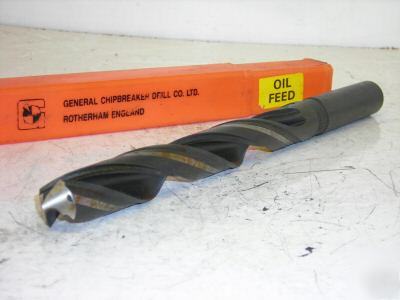Straight shank oil feed coolant drill 7/8