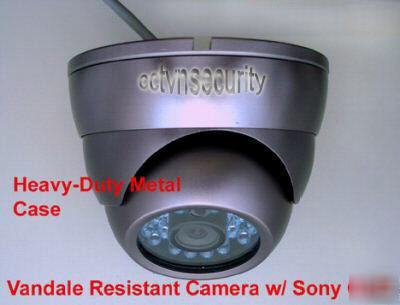 >>cctv vandal resistant color dome camera with sony ccd