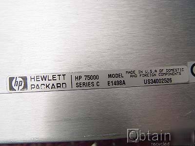 Hp E1498A vxi 75000 series c model V743 controller 64MB