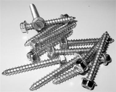 12 x 1/2 hex slot wash head sheet metal screws 1500