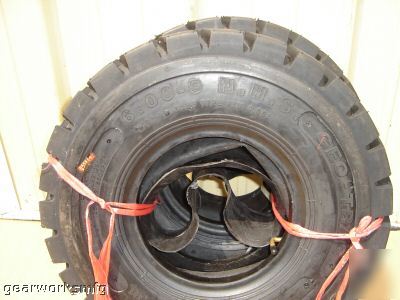 690-9 pair forklift tires industrial tug fork lift 10PR