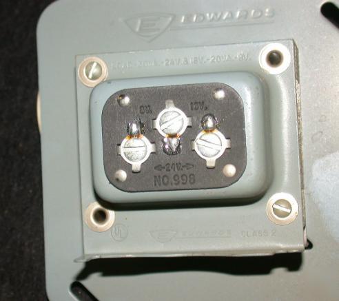 Edwards tri volt 30V transformer #998 signal security