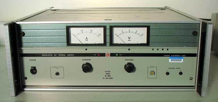 Kikusui PAD8-50L dc power supply w/manual 8V/50A.pad