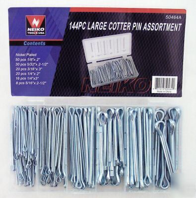 New cotter pins - 144 pc. - large size - 