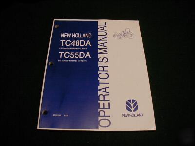 New holland tc 48DA tc 55DA operator manual