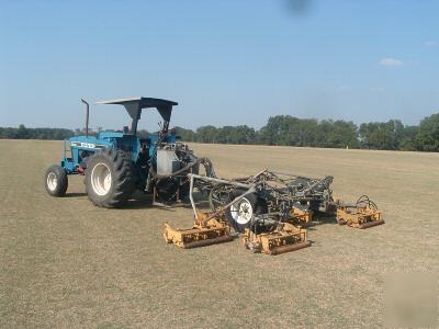 Roseman hydraulic gang mower fairway reel mower golf 