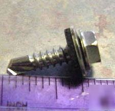 2# stainless steel metal screws self threading #4 x 3/4