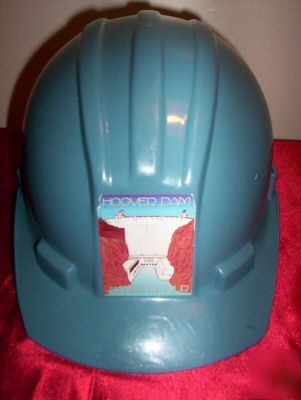 Bullard blue hoover dam hard hat tour helmet excel cond