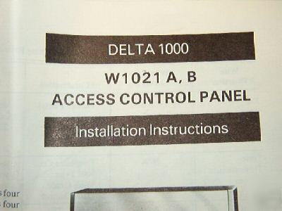 Honeywell/dorado delta 1000 W1021
