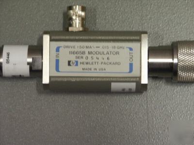 Hp 11665B modulator for and powered by 8755 analyzers.