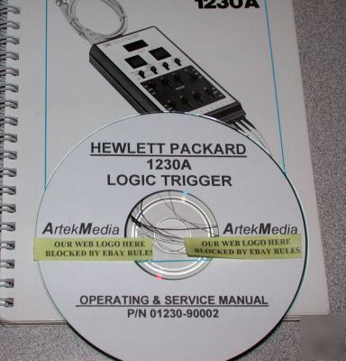 Hp 1230A operating & service manual