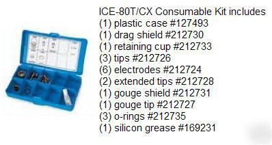 Miller 222942 ice- 80T/cx consumable kit