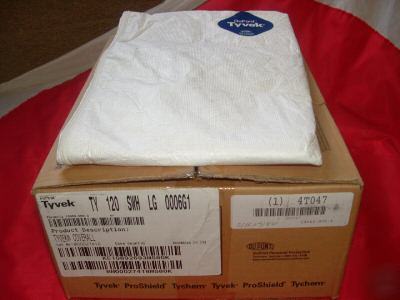 New tyvek coverall large 6 pack 4T047 TY120S 