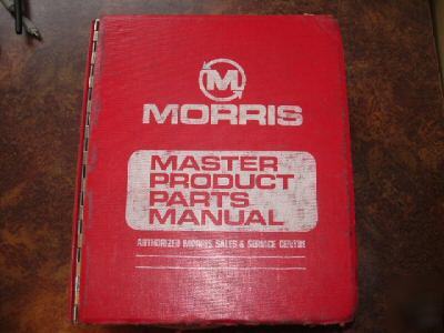 Parts manuals, morris seeding equipment