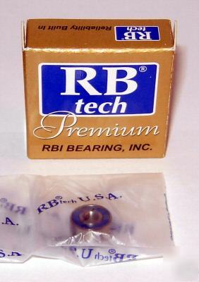 R2RS premium grade ball bearings, 1/8