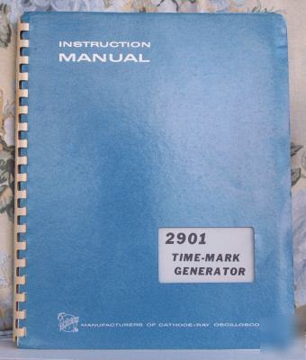 Tek tektronix 2901 original service/operating manual