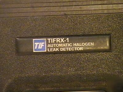Tif rx-1 automatic halogen leak detector orange