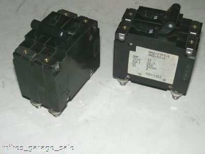 18 amp circuit breakers 2 pc lot nos obo