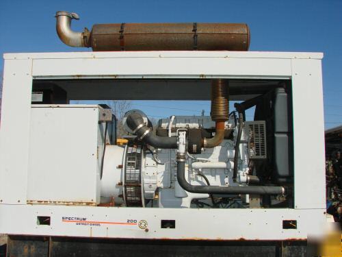 2001 spectrum detroit diesel generator 200KW