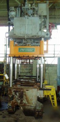40 ton ph hyd & auto inc 4-post hyd trim press #23387